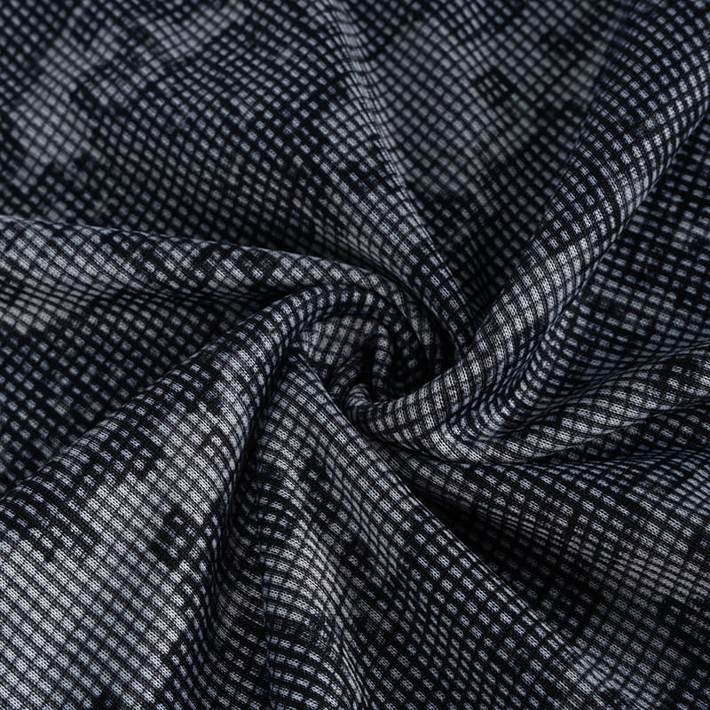 %100 Polyester Waffle Örgü Kumaş