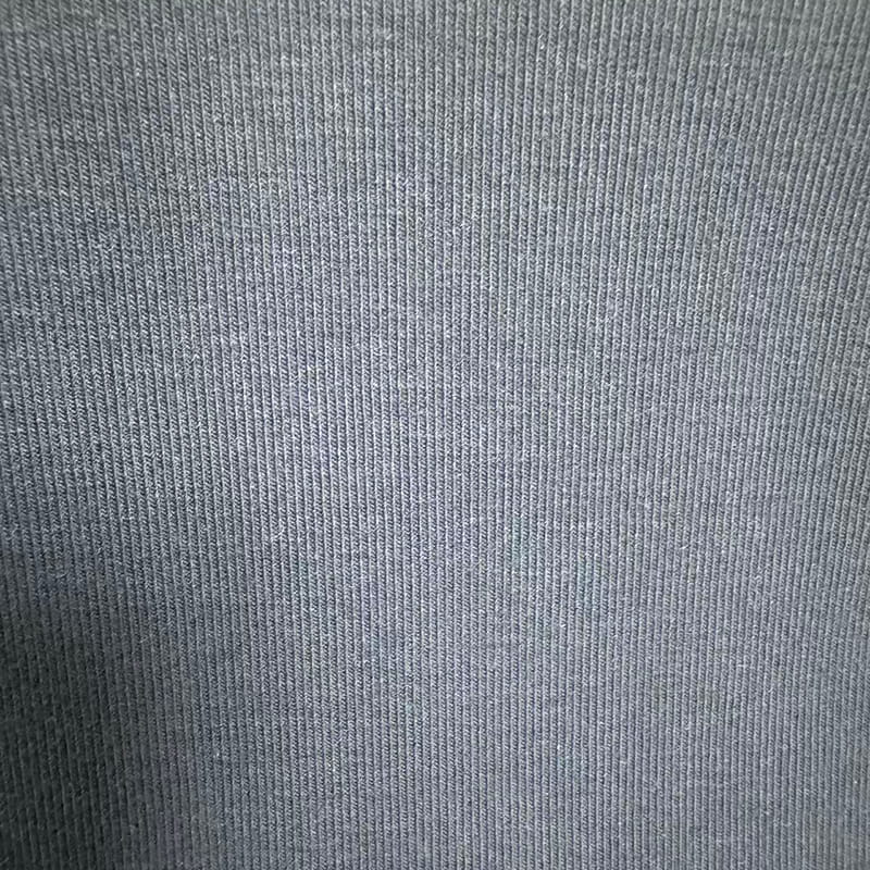 1X1 Pamuk-Spandex Nervürlü Streç Kumaş